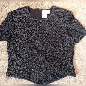Vintage Pappell Boutique beaded top